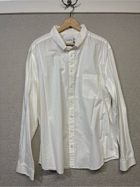 🆕 XXL Goodfellow & Co Northrup Off-White Button-Down Shirt Men's